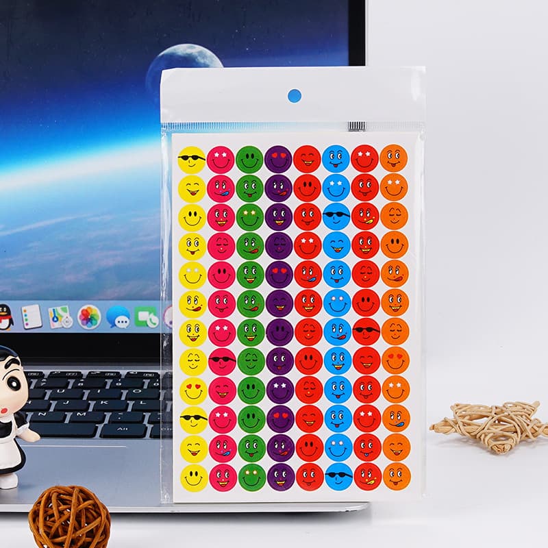 Stickers Kids Reward Cute Cartoon Kindergarten Teacher Special Colorful Smiley Star Praise Points Stickers Custom
