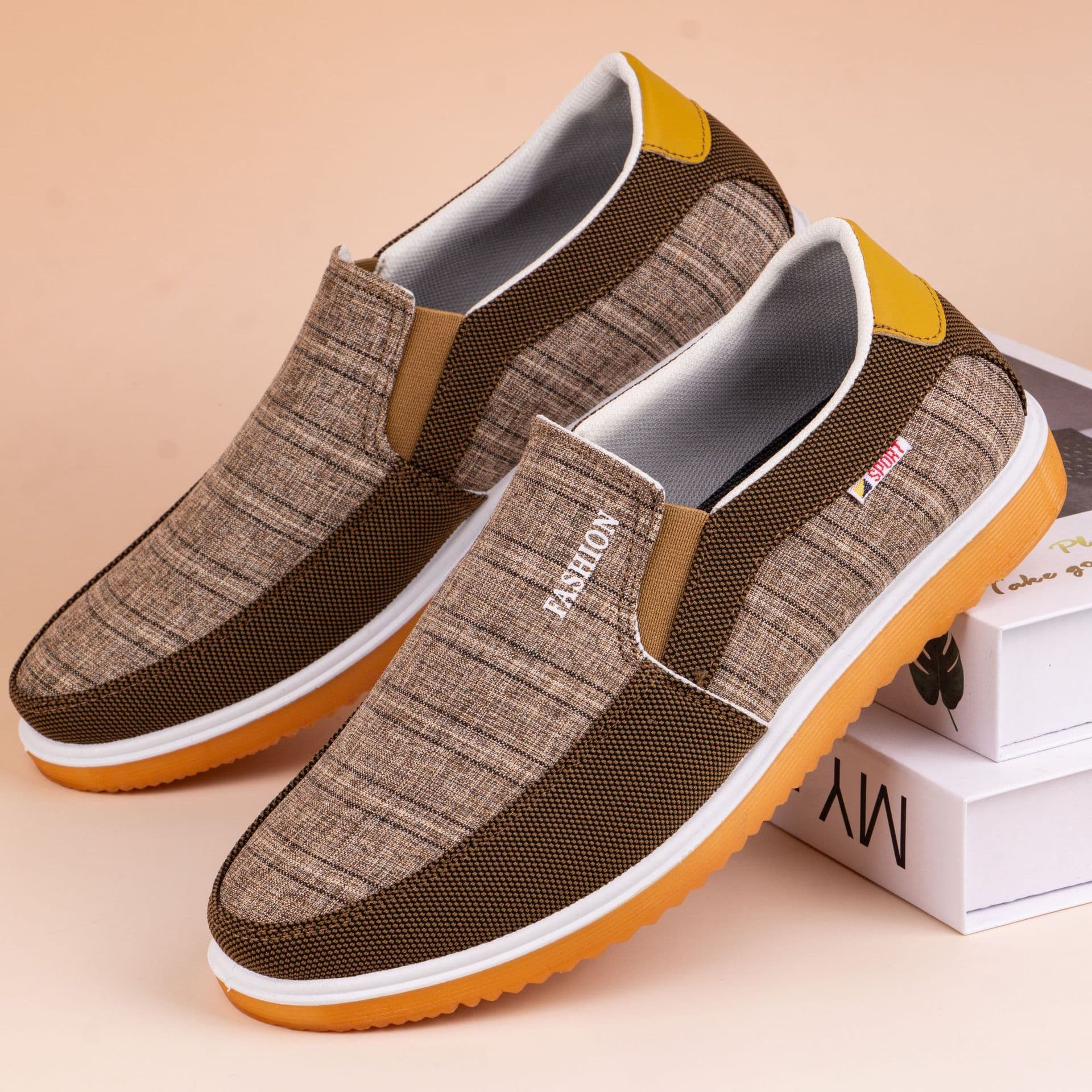 2025 Spring/Summer New Men's Shoes Korean Trend Casual Sneakers Fashion Versatile Canvas Shoes