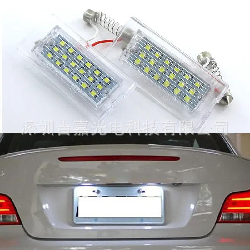 LED High Brightness White License Plate Light for BMW X5 E53 99-06, X3 E83 03-10