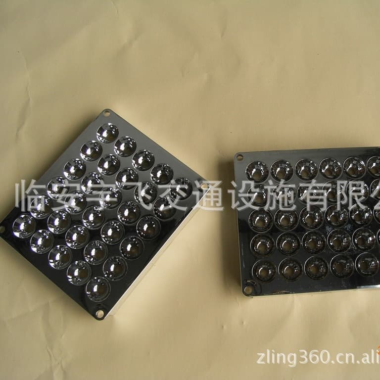 Solar Flashing Warning Light Housing Accessories Electroplated Reflector
