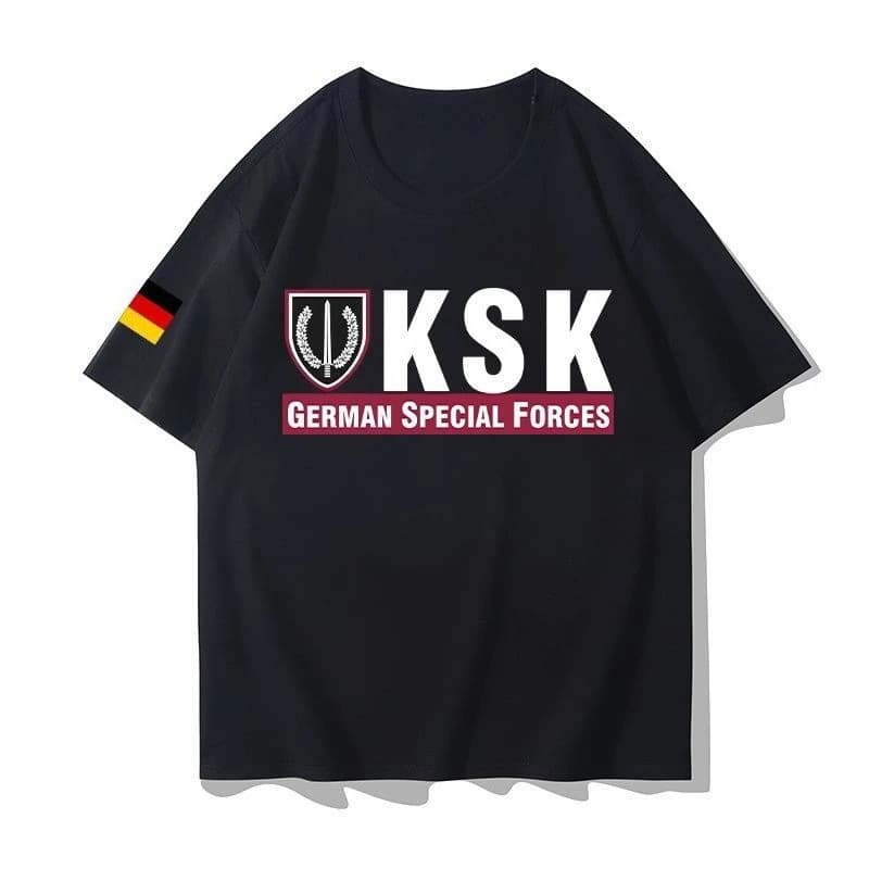 [Cross-border European code] Germany Ksk German Special Forces T-shirt Milita