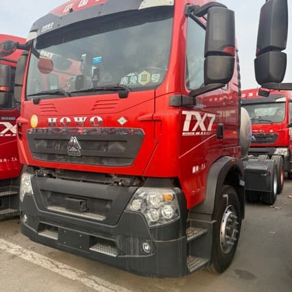 Export Heavy Duty Howo TX7 Semi-Tractor Transport Vehicle 6X4 Gas Vehicle 480 Horsepower Howo Tractor Parts