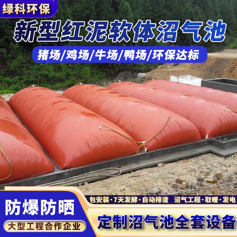 Biogas Project Biogas Treatment Fermentation Tank Biogas Storage Bag New Rural Red Mud Soft Biogas Digester