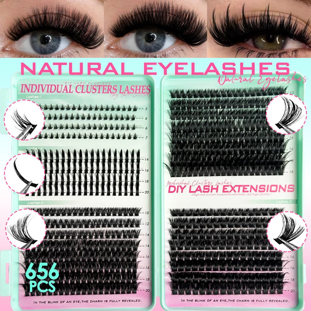 Lash Clusters for Beginners Natural False Eyelashes