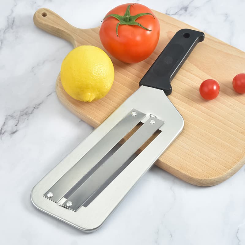 Stainless Steel Multifunctional Vegetable Cutter Potato Slicer Fruit Knife Home Use Kitchen Tool Double-Edged Sharp Blade