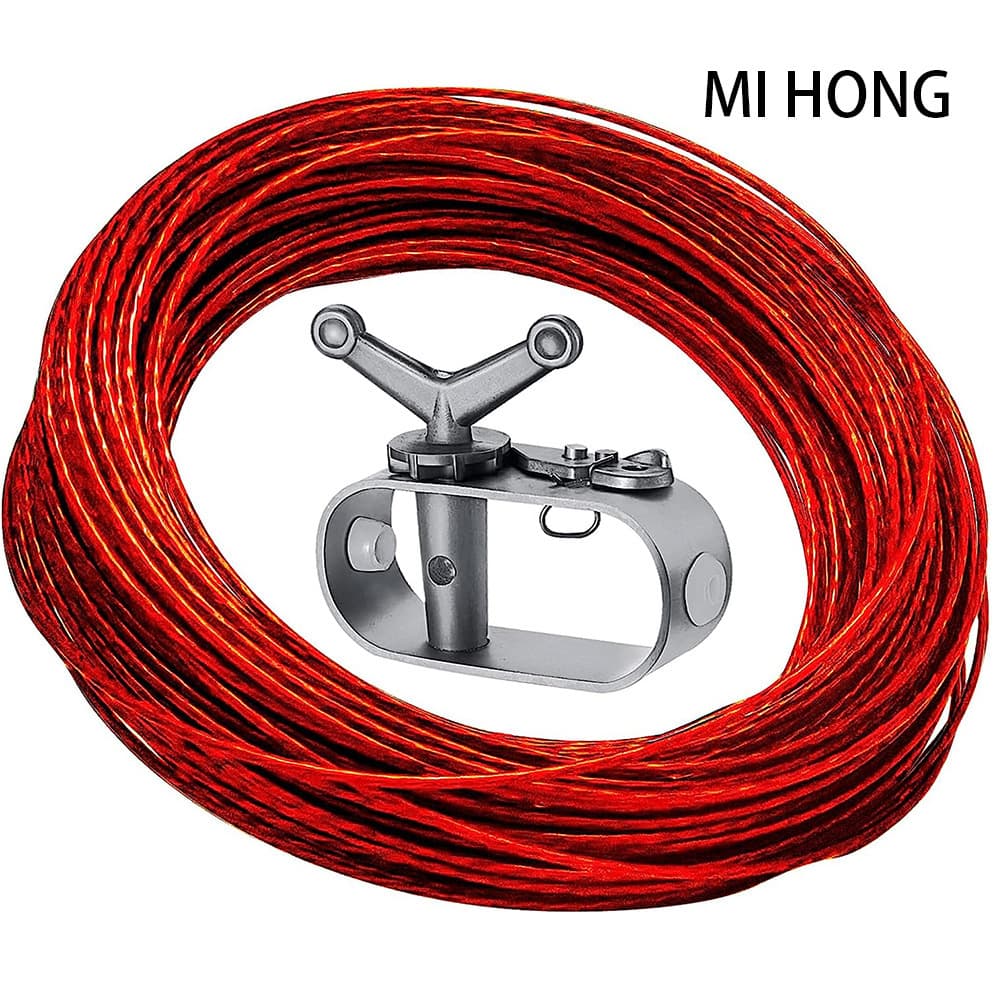 Pool cover cable and heavy duty winch aluminum winch tightener