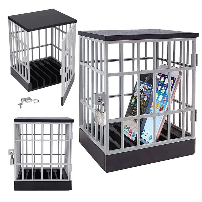 Factory Direct Phone Jail Phone Storage Box Stand Phone Cage Timer Phone Prison