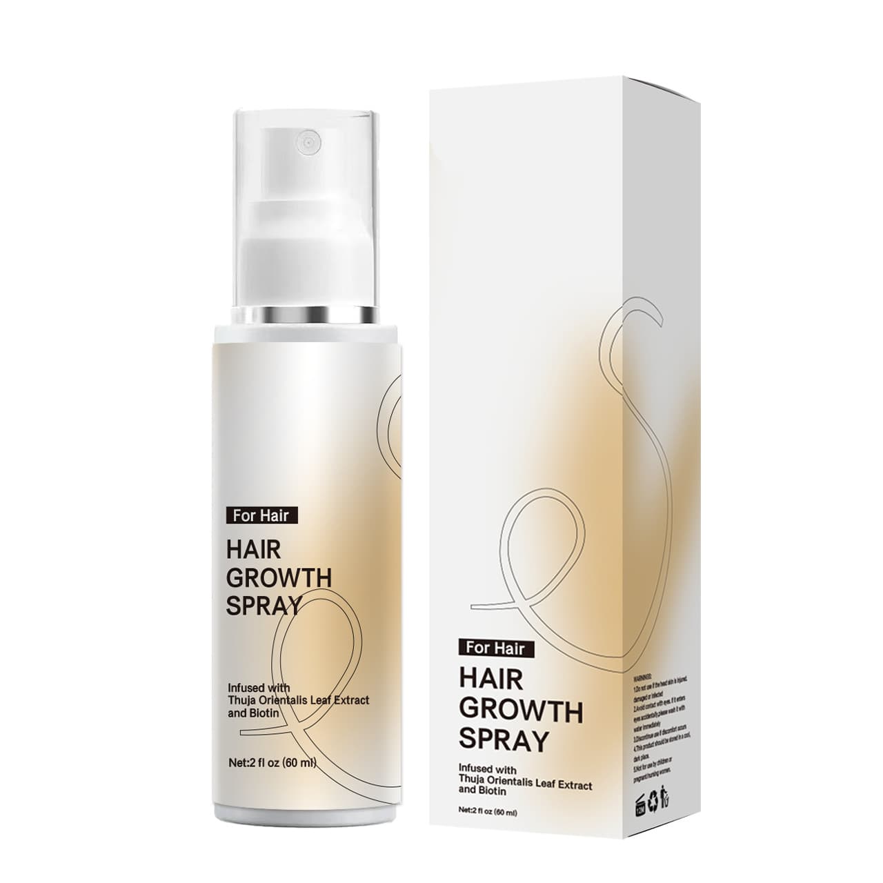 Cross-border Supply Hair Growth Spray Rosemary Essential Oil Nourishes Hair Roots Thickens and Strengthens Hair Care Spray