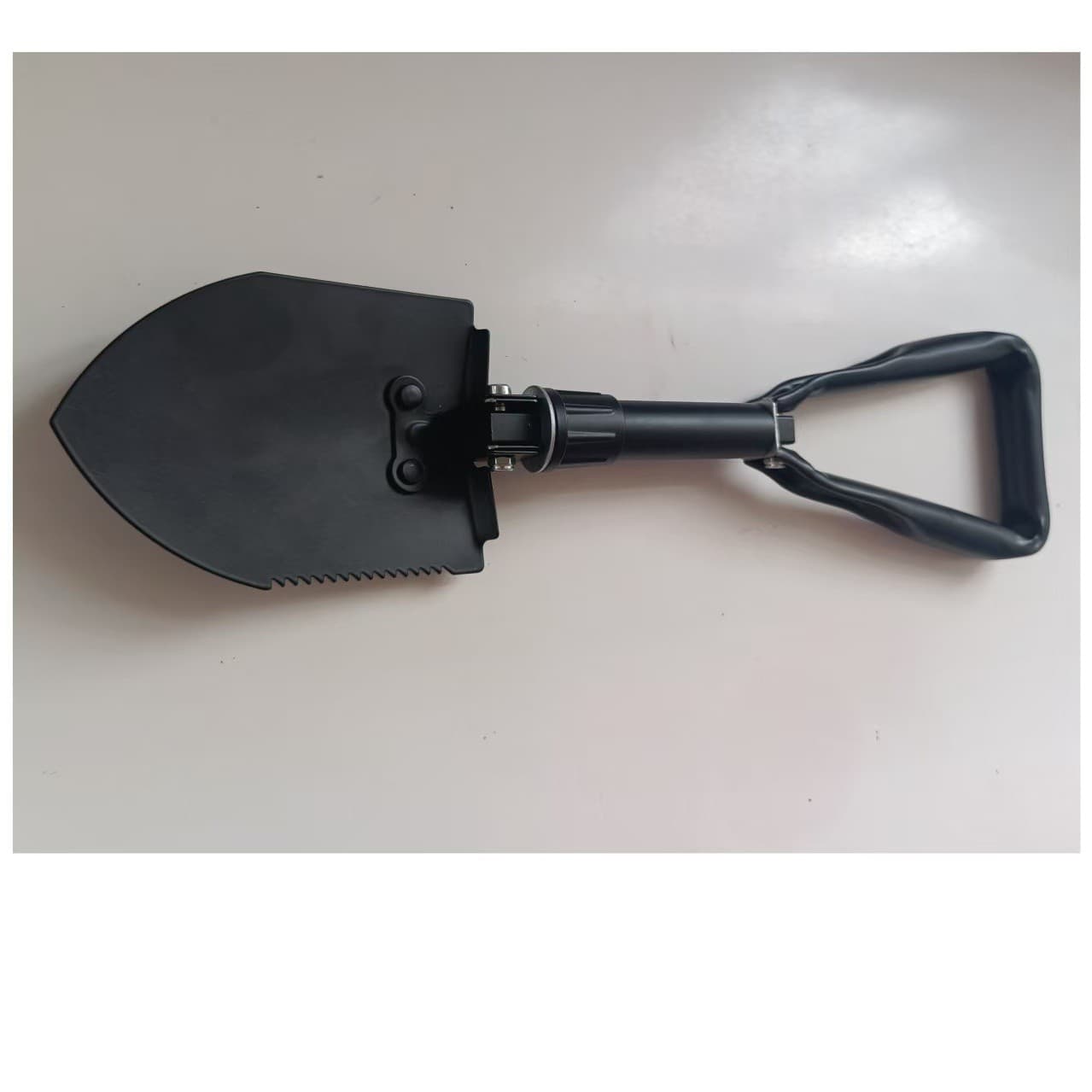 Military-grade folding, thickened manganese steel military-grade production equipment, multi-functional outdoor rescue and camping shovel head, entrenching shovel.