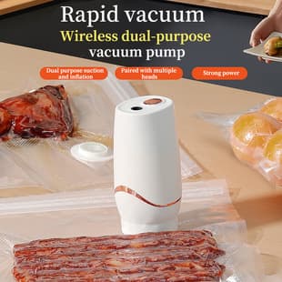 Cross-border Vacuum Compression Bag Universal Food Vacuum Electric Air Pump Home Storage Bag Vacuum Pump