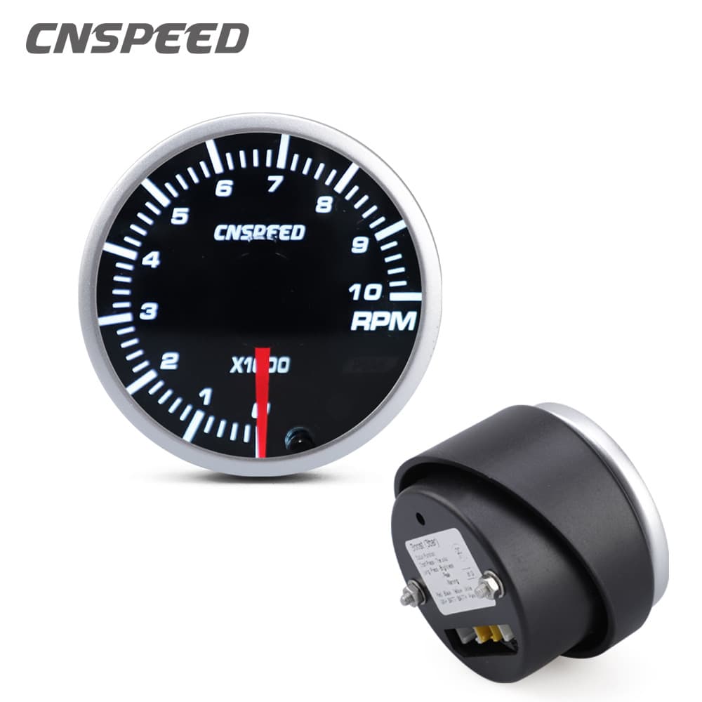 Cross-border new product car modification tachometer 52mm universal stepper motor racing LED light tachometer 0~10000