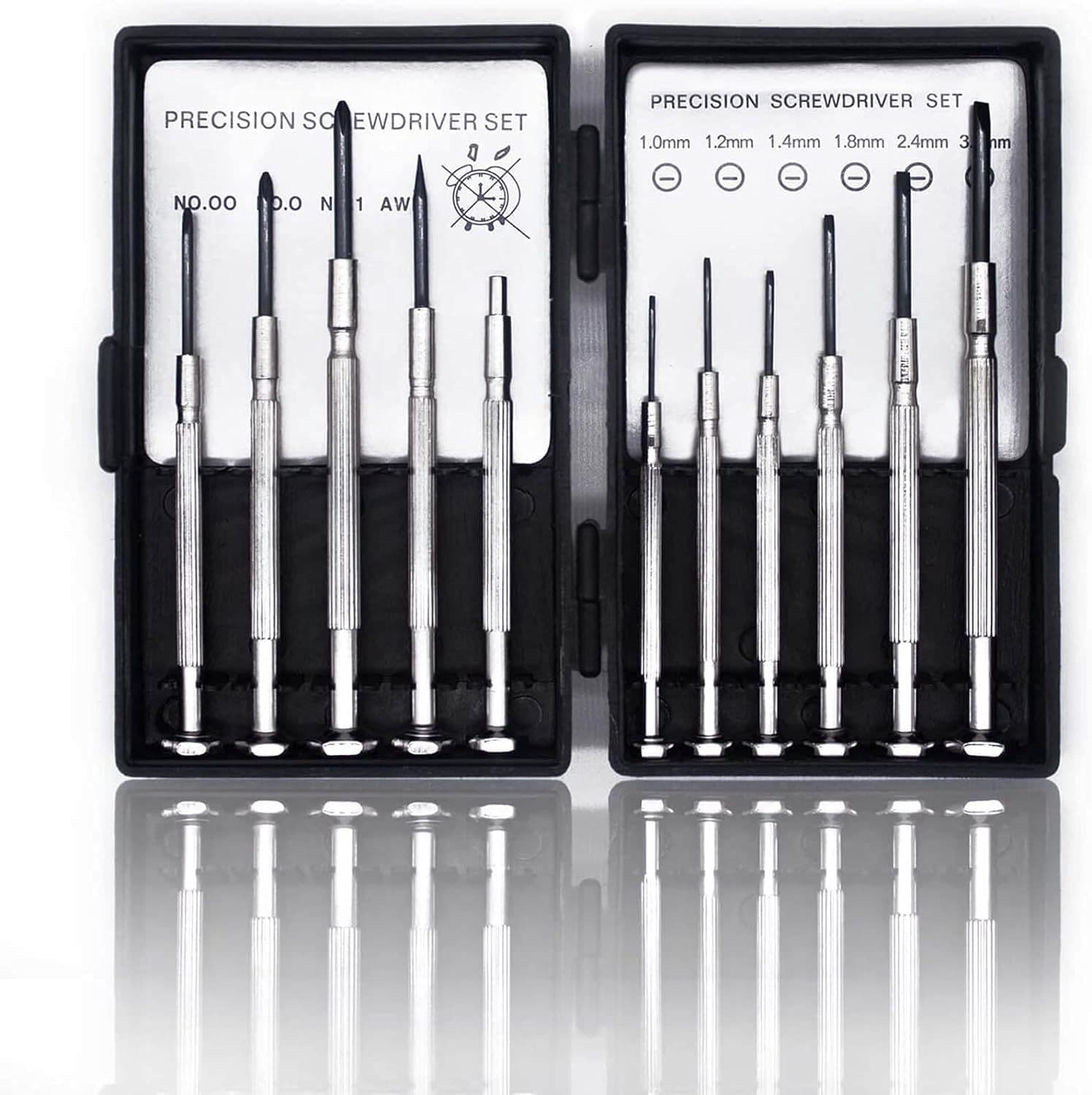 11PCS Mini Screwdriver Set, Small Screwdriver Set with 11 Different Bits