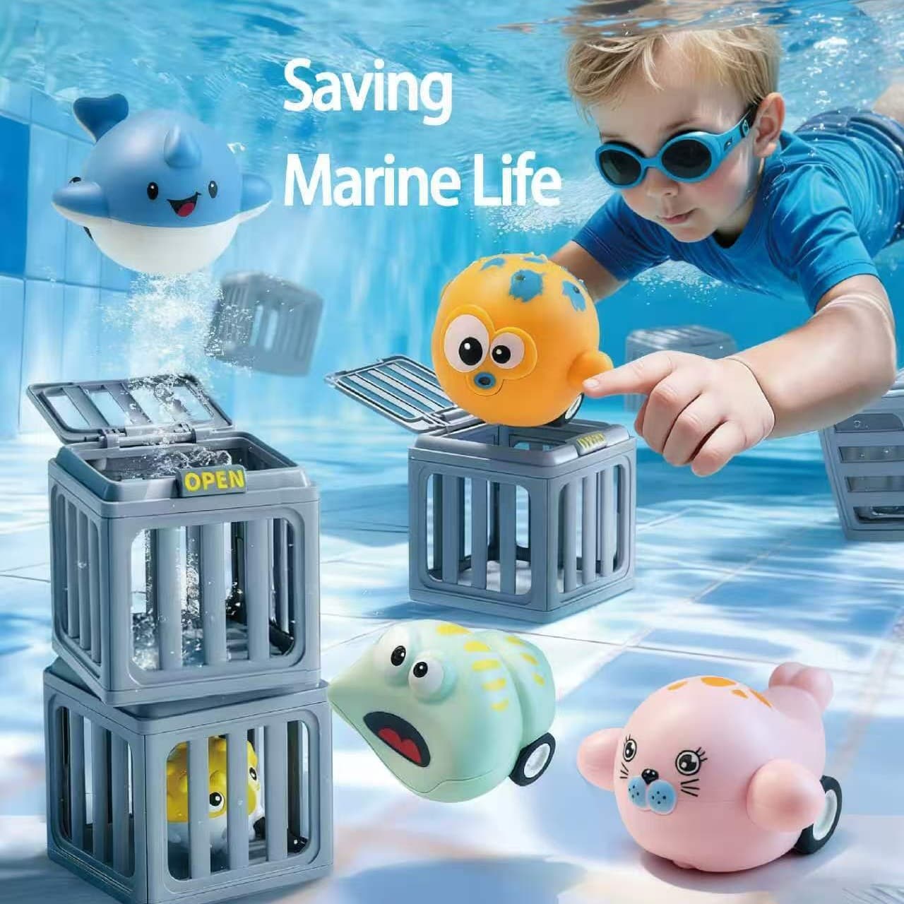 Cross-border Children's Fun Toys - Children's Pool Diving Toys