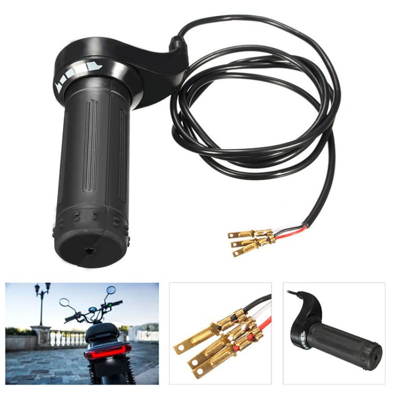 Electric Bike Throttle Grip E-Bike Speed Controller Accelerator Throttle Tricycle Modification Handlebar Twist Grip