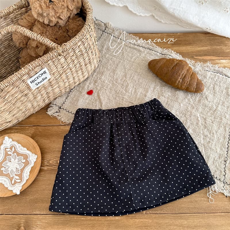 Xifan 25 new summer product children's Korean style polka dot skirt girl baby cute polka dot skirt