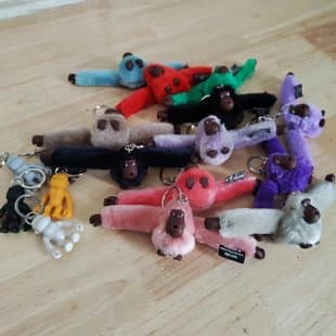 Little Monkey Pendant Charm Toy Keychain Bag Accessory, Loved by Adults and Kids Alike