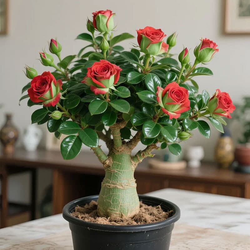 New Cross-Border E-commerce Product: Queqiao Rose Seeds for Year-Round Blooming in Garden, Indoor, Outdoor, and Balcony