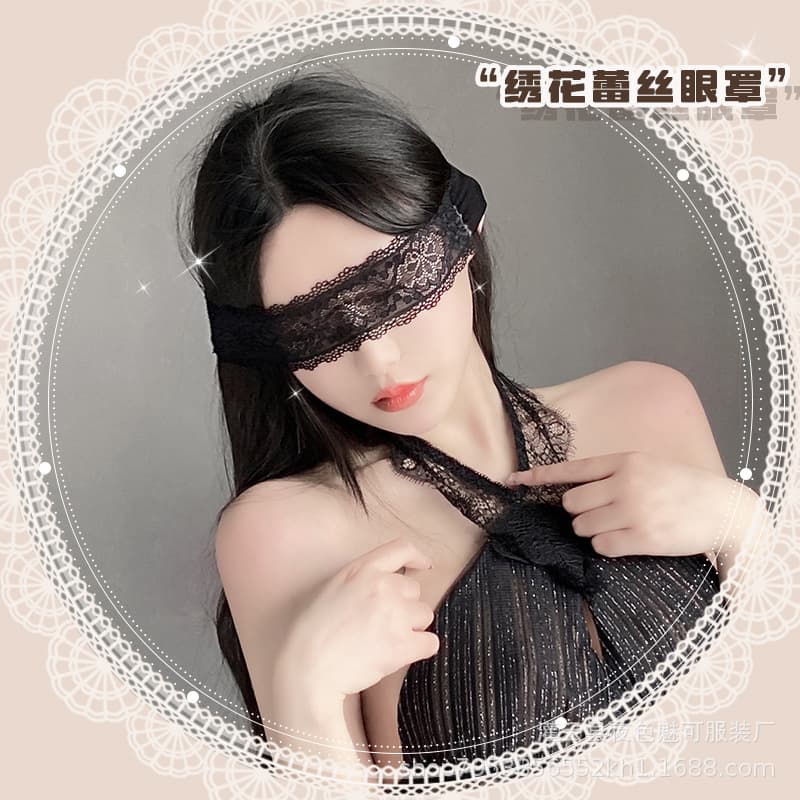 Qing Xiaoye Sexy Transparent Lace Ribbon Fairy Eye Mask Lingerie Accessories Passionate Sexy Accessories Women