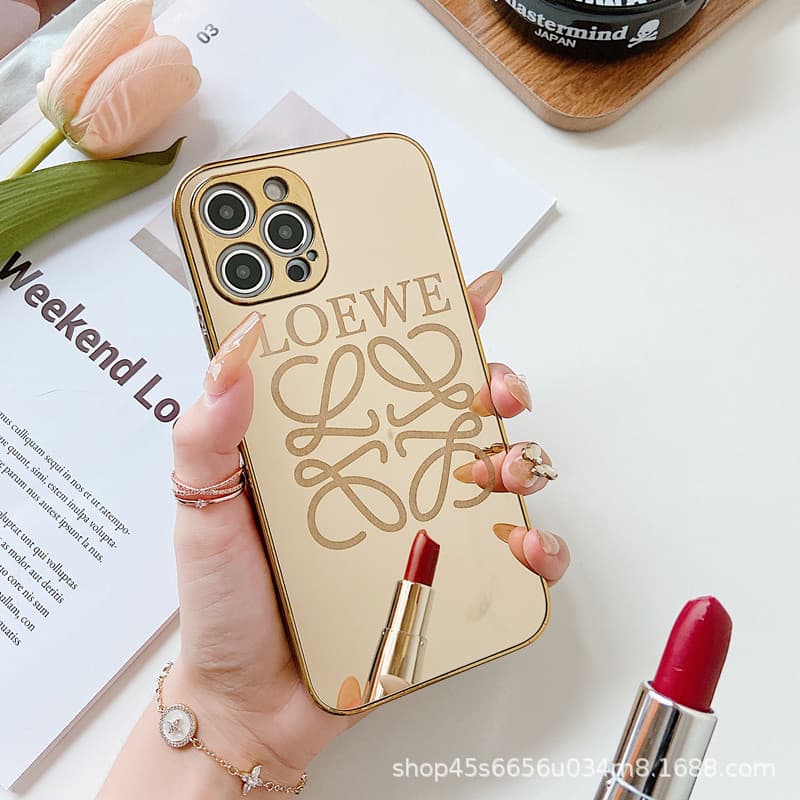 Premium Mirror Apple iPhone 16 Pro Max Case Plated 15/14/13/12/11 Full Coverage Soft Drop Protection Case