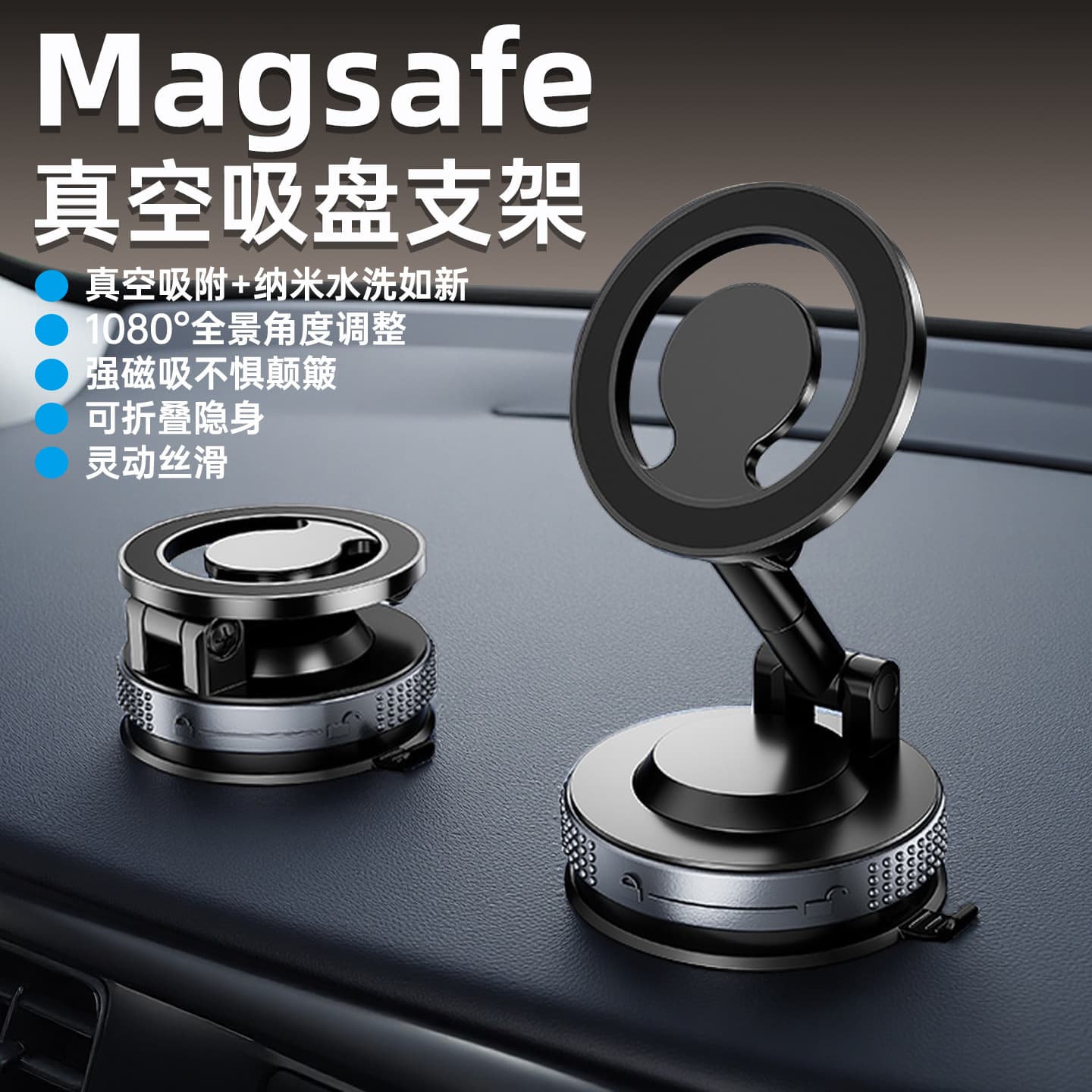 New Car Mount Wireless Charger Mobile Phone Holder Automobile Navigation Air Vent Universal Stand for Cars