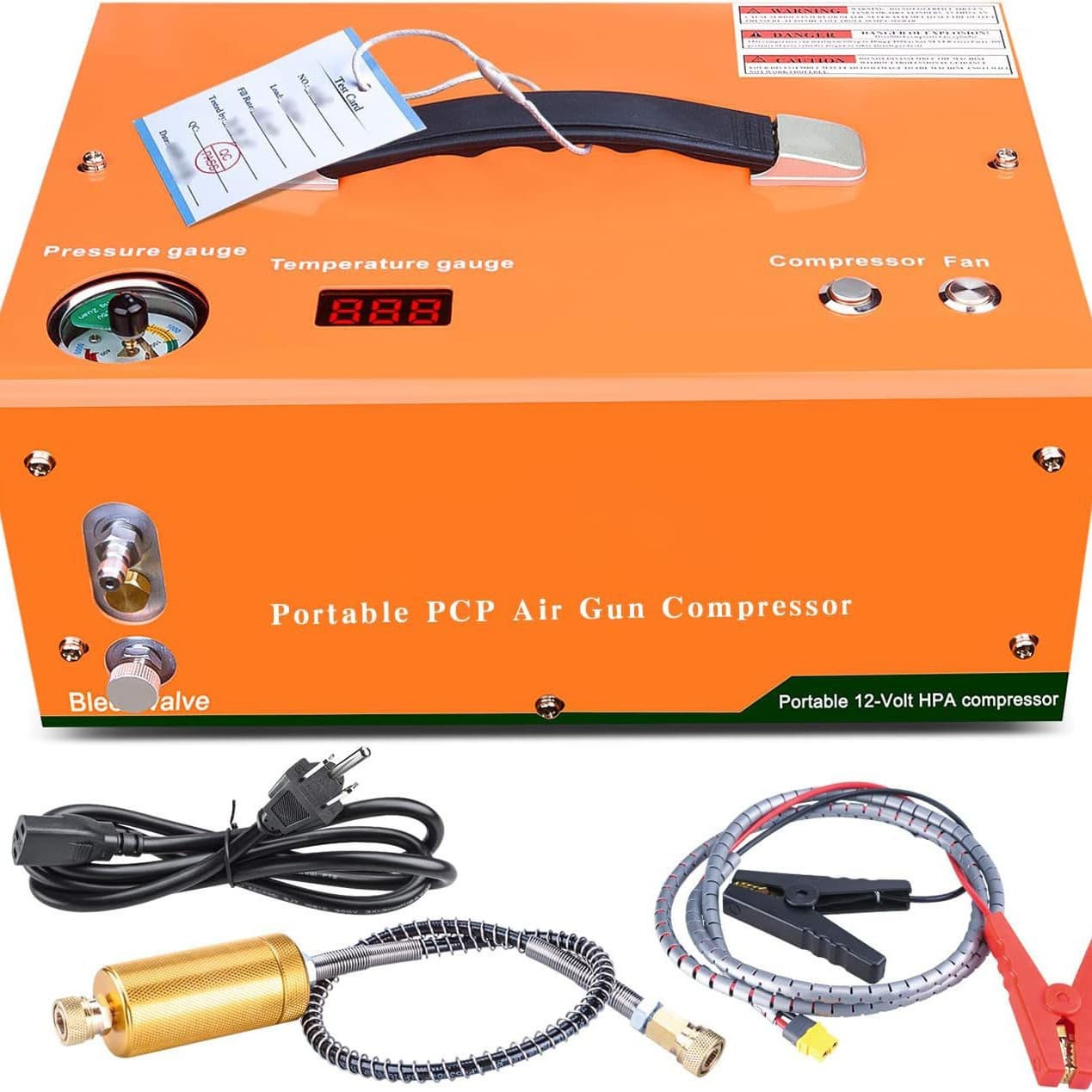 Cross-border Factory Supply 12V Air Pump 4500Psi Electric High Pressure Inflator 30Mpa Compressor Diving Air Pump
