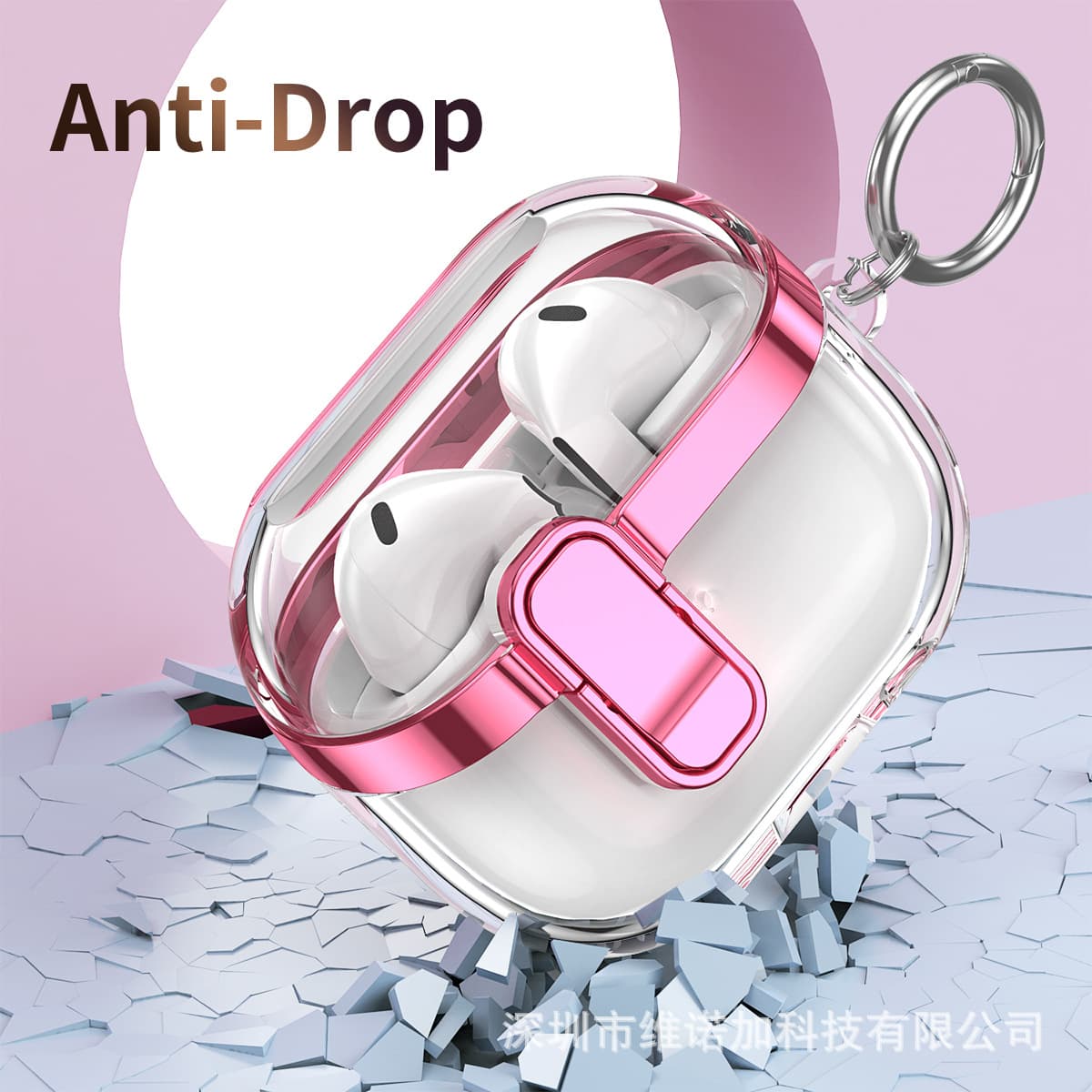 Suitable for Galaxy Buds3 Protective Case, Anti-Buds3 Soft Shell, Samsung Lock Protective Case, Electroplated Bluetooth Headphone Case
