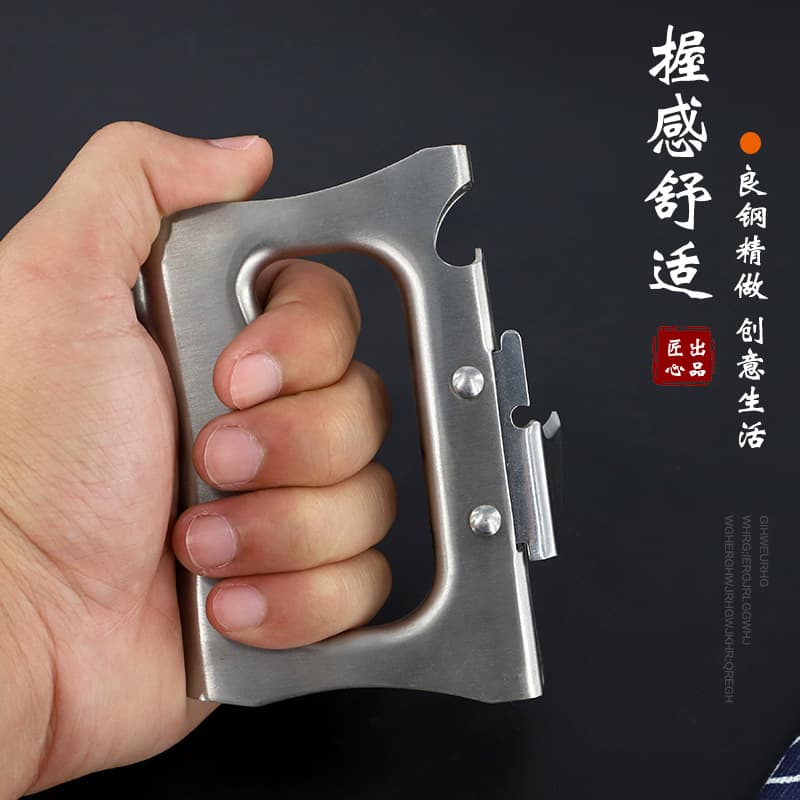 Stainless Steel Handheld Can Opener Manual Bottle Opener Beer Opener Can Knife Lid Twister Kitchen Tool