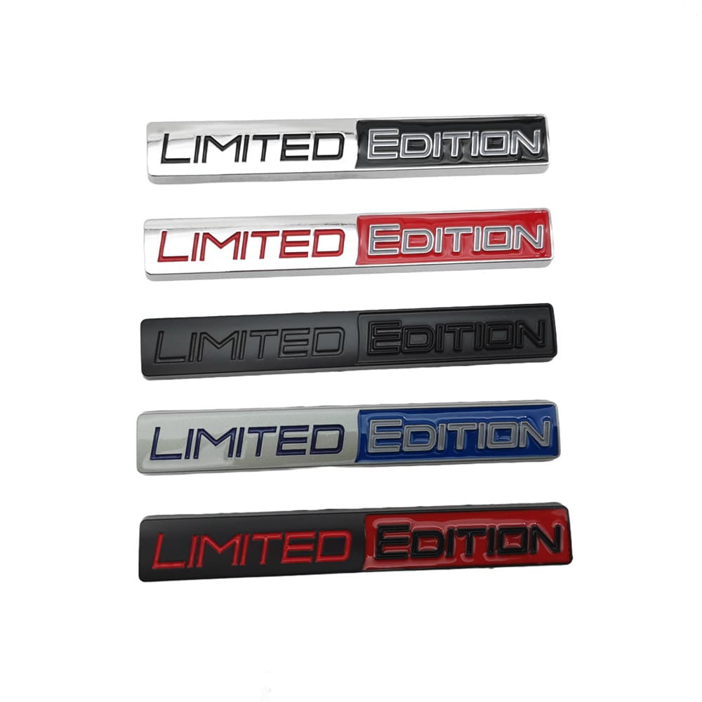 Modified Car LIMITED EDITION Metal Car Sticker Body Modification Personalized Rear Emblem