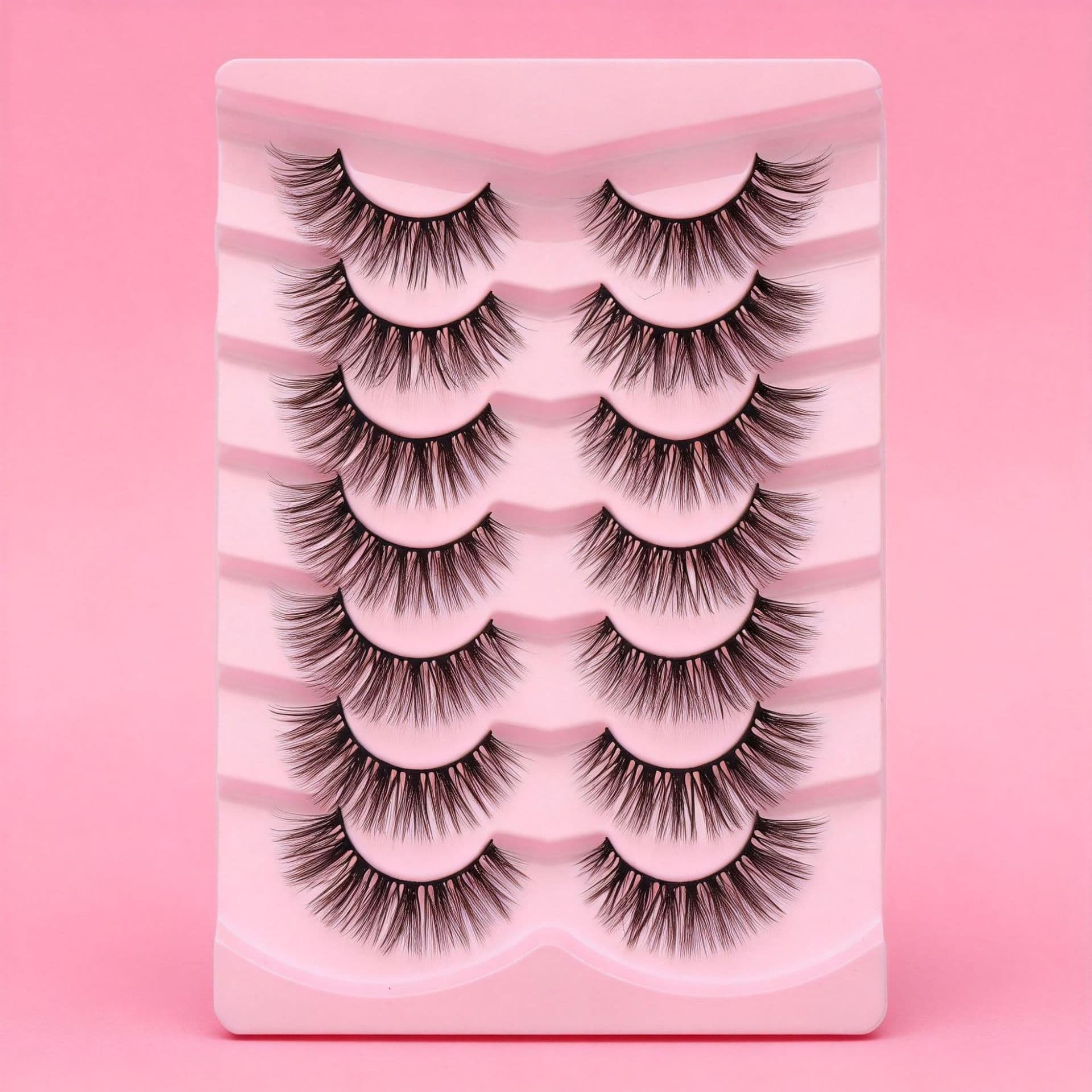 Cross-border European and American Style False Lashes, 3D Volume, One-Piece Lashes, Factory Wholesale