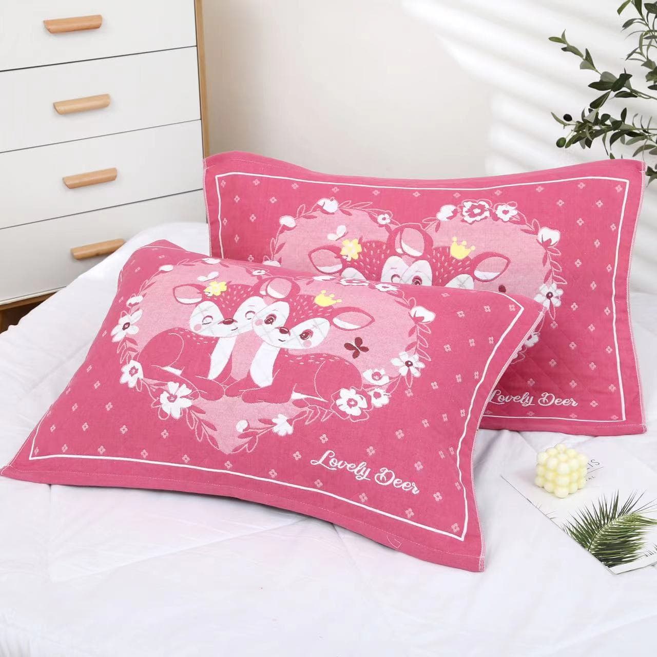 Thickened Extra-Large Gauze Cotton Pillowcases for Adults, Durable, Comfortable, Breathable, Bulk Wholesale for Students