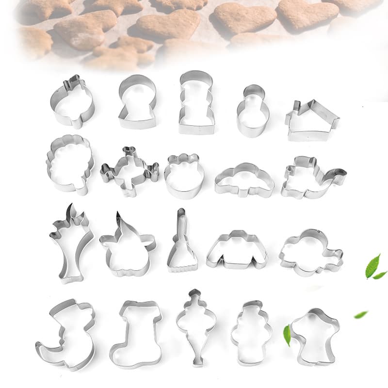 Stainless Steel Cookie Cutter Set, Easter and Valentine's Day Series Cookie Cutters, Fondant Cake Mold Set