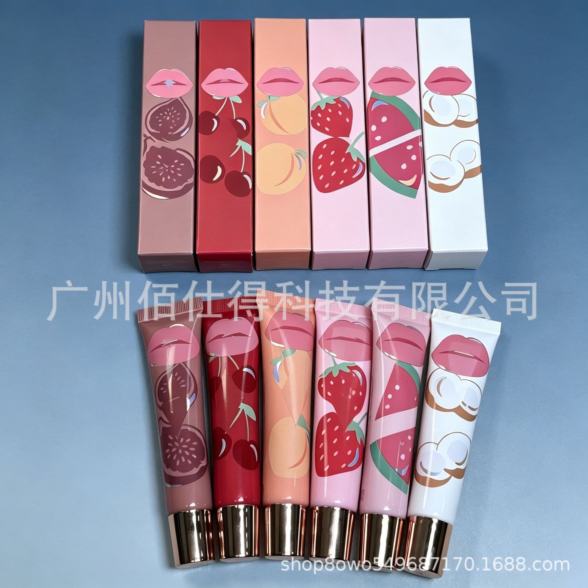 In Stock CT Jelly Lip Gloss Lip Care Essence Mirror Water Light Moisturizing Hydrating Lip Glaze Gloss 14ml 6 Colors peach