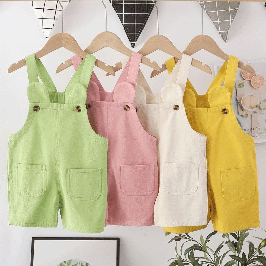 2026 New Baby Overalls Summer Pants Shorts 0123 Years Old Baby Western Style Cartoon Cotton Can Open the Crotch