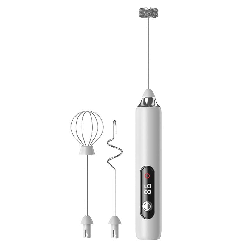 Electric Milk Frother, Wireless Charging Coffee Frother, Handheld Egg Beater, Cross-Border