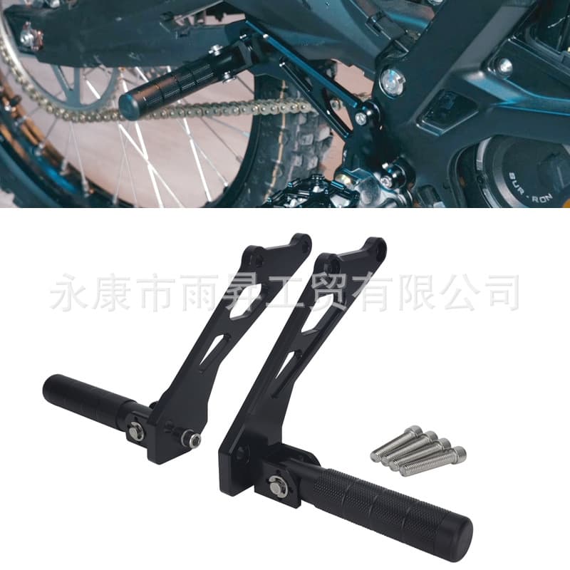 CNC Aluminum Rear Passenger Foot Pegs for Sur-Ron Light Bee Off-Road Electric Bike