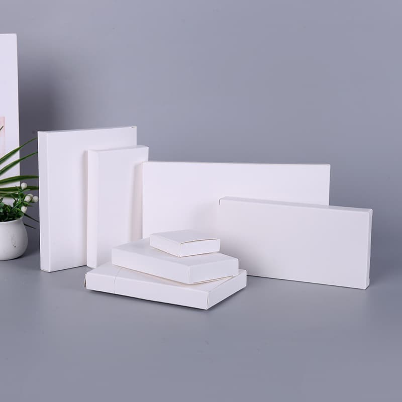 14-14.7cm Folding Cardboard Box Wholesale Amazon White Cardboard Box Printed LOGO Gift Box Foldable