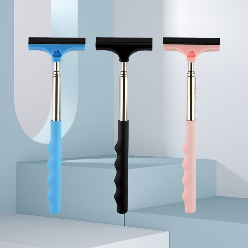Car Extendable Rearview Mirror Wiper, Multi-functional Windshield and Window Rainproof, Defogging, and Cleaning Brush