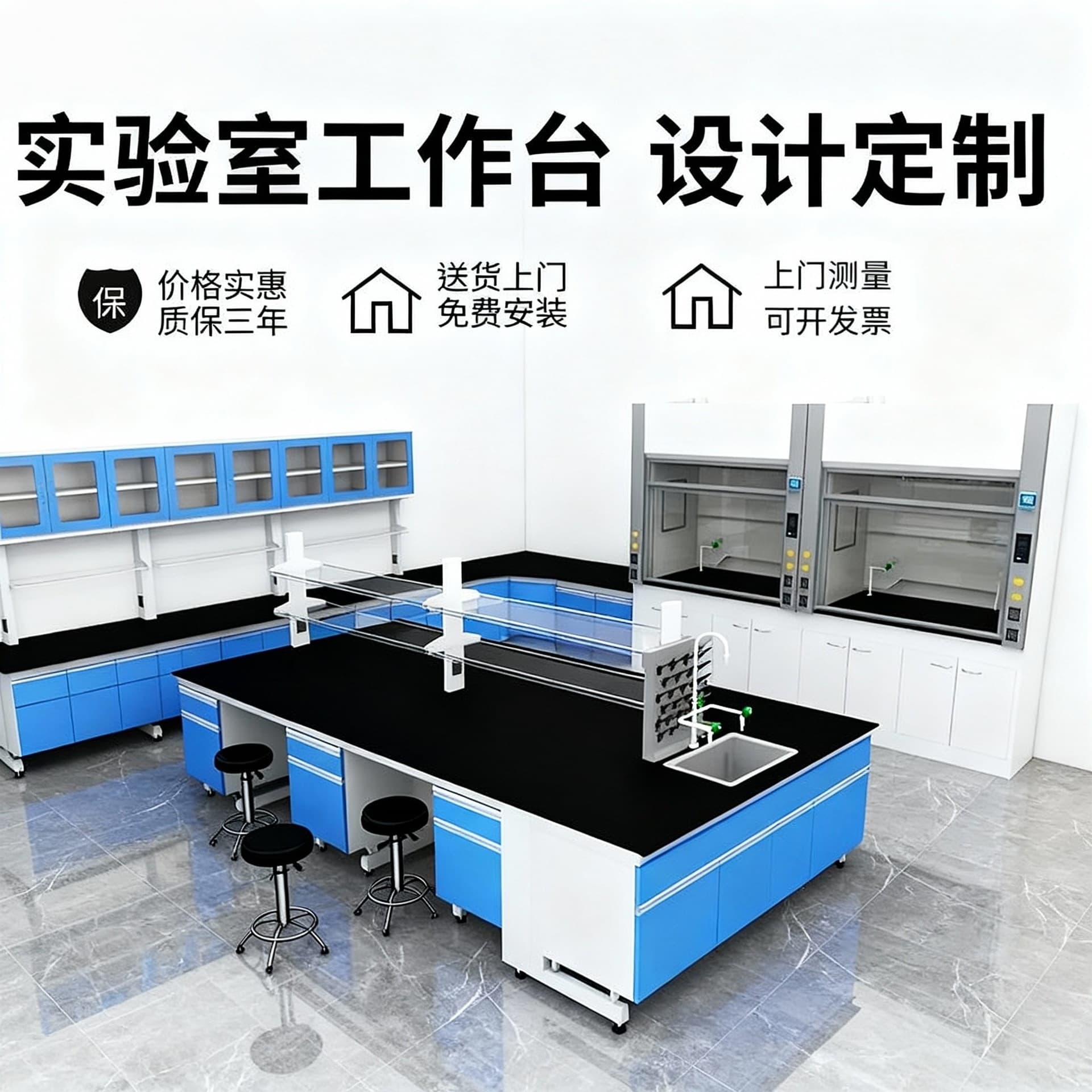 Steel-Wood Central Lab Bench Side Table Laboratory Operation Table Full Steel Workbench PP