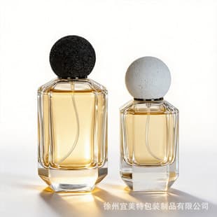 In Stock Clear Glass Bottle 30ml 50ml 100ml Perfume Bottle, Snap-On Press Fine Mist Refillable Perfume Bottle
