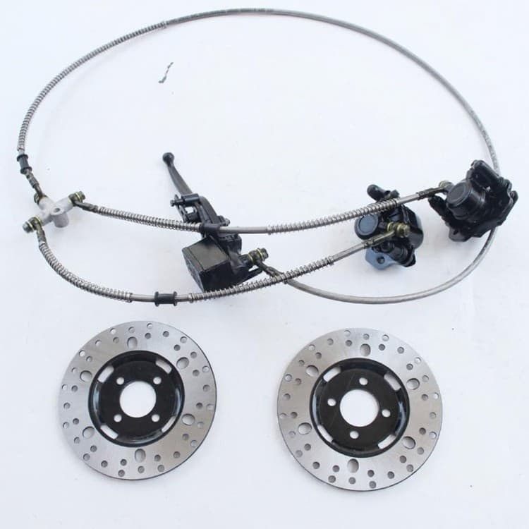 Atv Left Rear Handbrake with Disc Modified for Beach Bikes, Go-Karts, Brake Pump Calipers, Motorcycle Parts