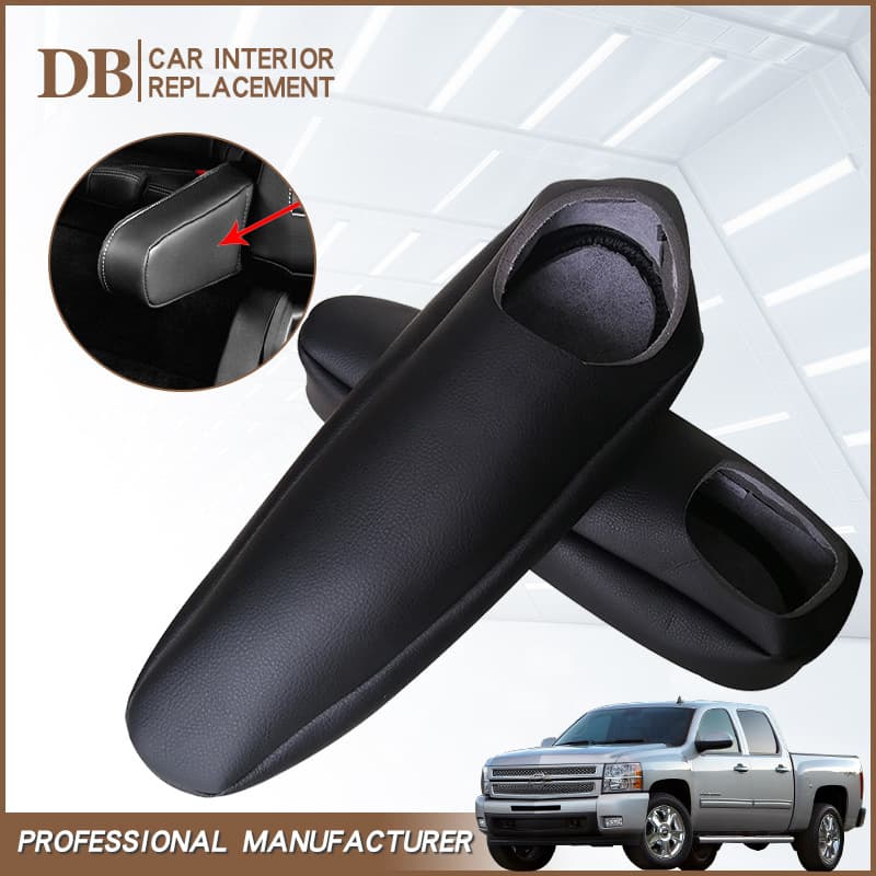 Car Seat Side Armrest Protection Cover Ultrafiber Leather Sponge for 00-06 Chevrolet Tahoe Suburban Auto Interior Accessories