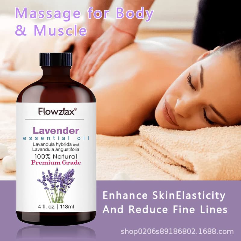 Amazon Cross-Border Selection Lavender Essential Oil Factory Direct Aromatherapy/Massage Skincare