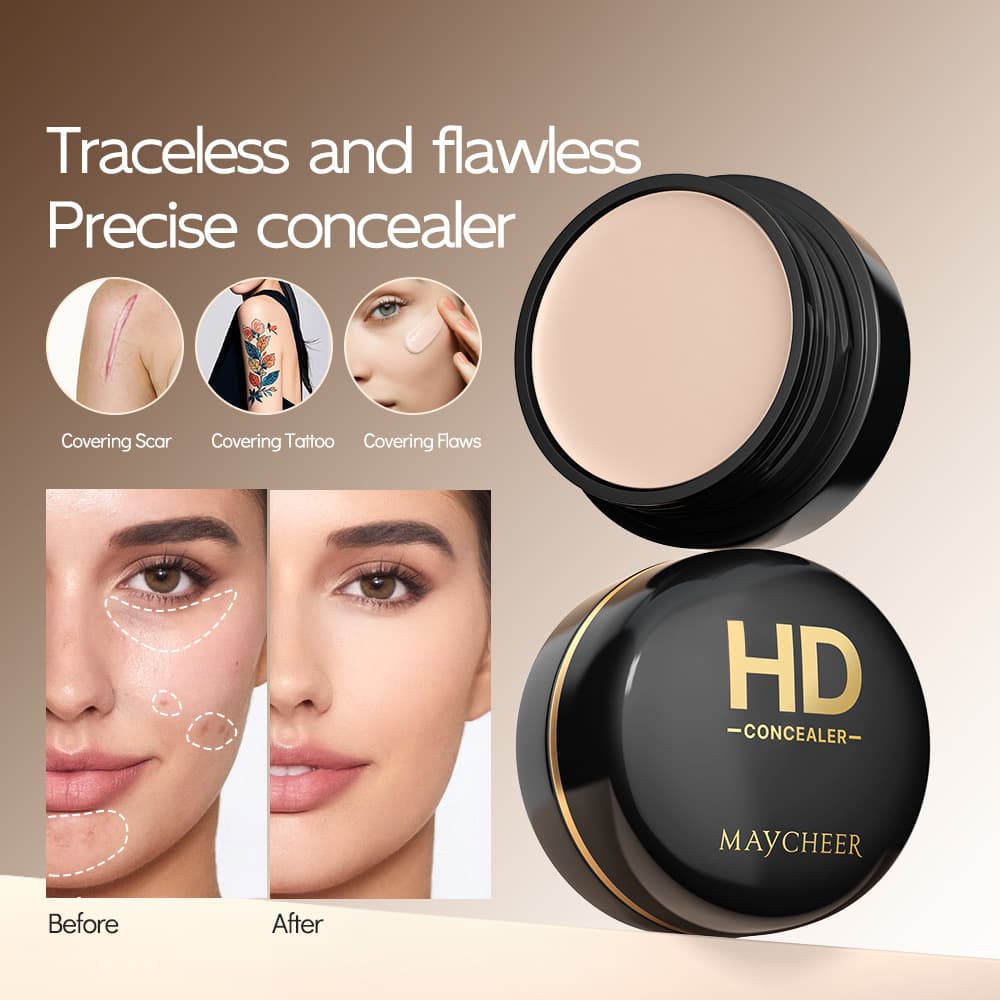 MAYCHEER Concealer Dark Circles Facial Acne Marks Freckles Spots Tear Trough Waterproof Waterproof Sweatproof Cross-Border Foreign Trade