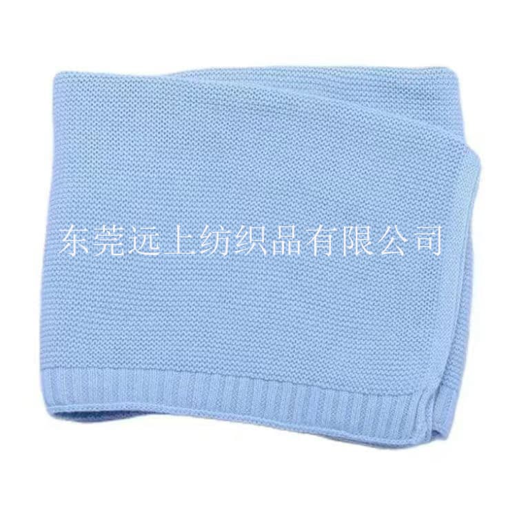 Cross-border stroller blanket/swaddle, knitted cotton nap blanket, sofa throw, soft skin-friendly warm covering