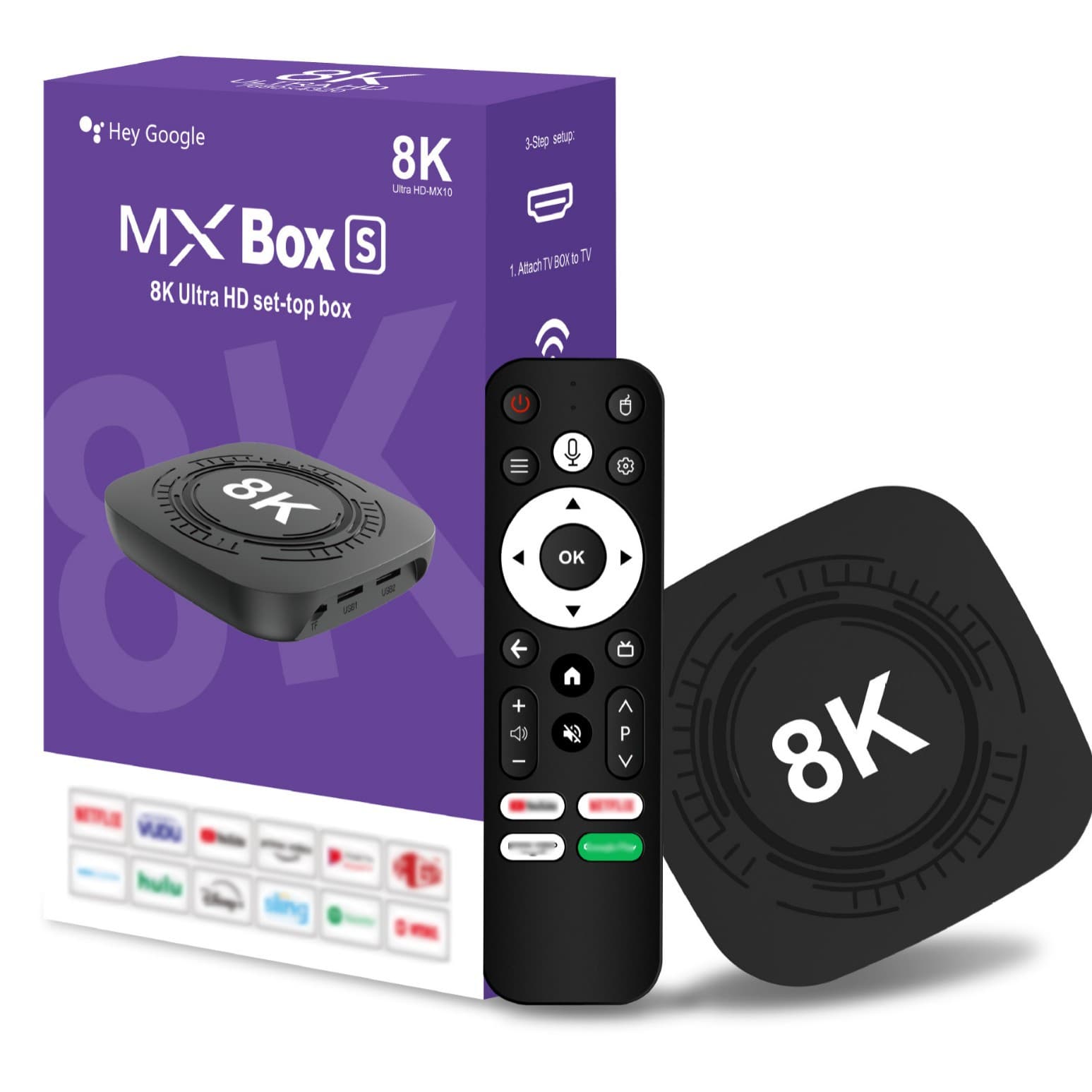 Foreign Trade 8K Set-Top Box rk3528 HD Bluetooth Wi-Fi Network TV Box Android