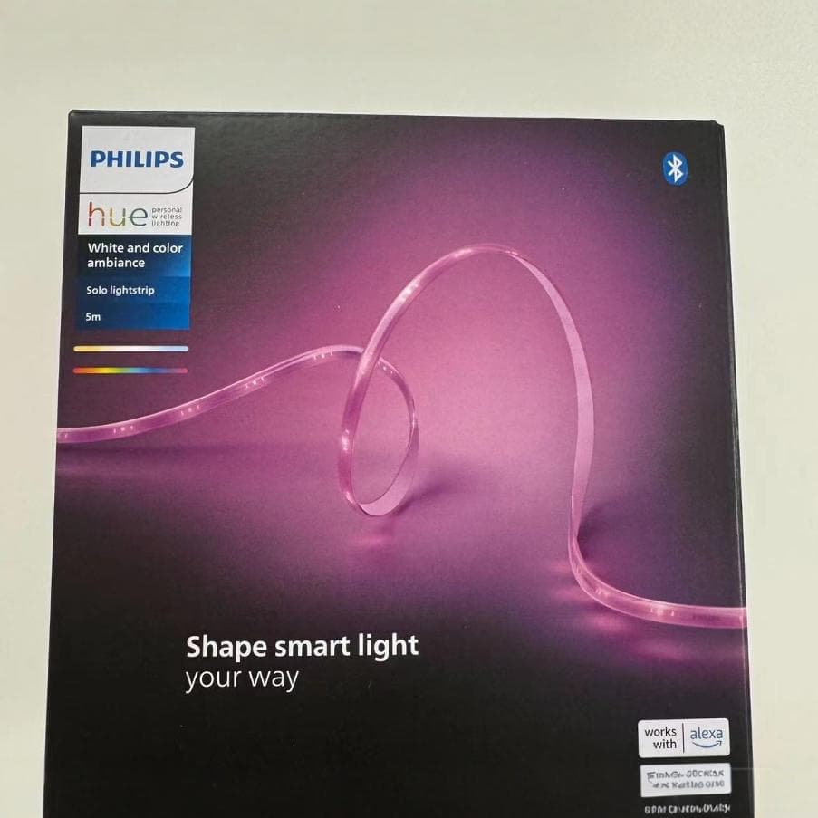 Philips Hue smart light strip, one box with a single 5-meter strip