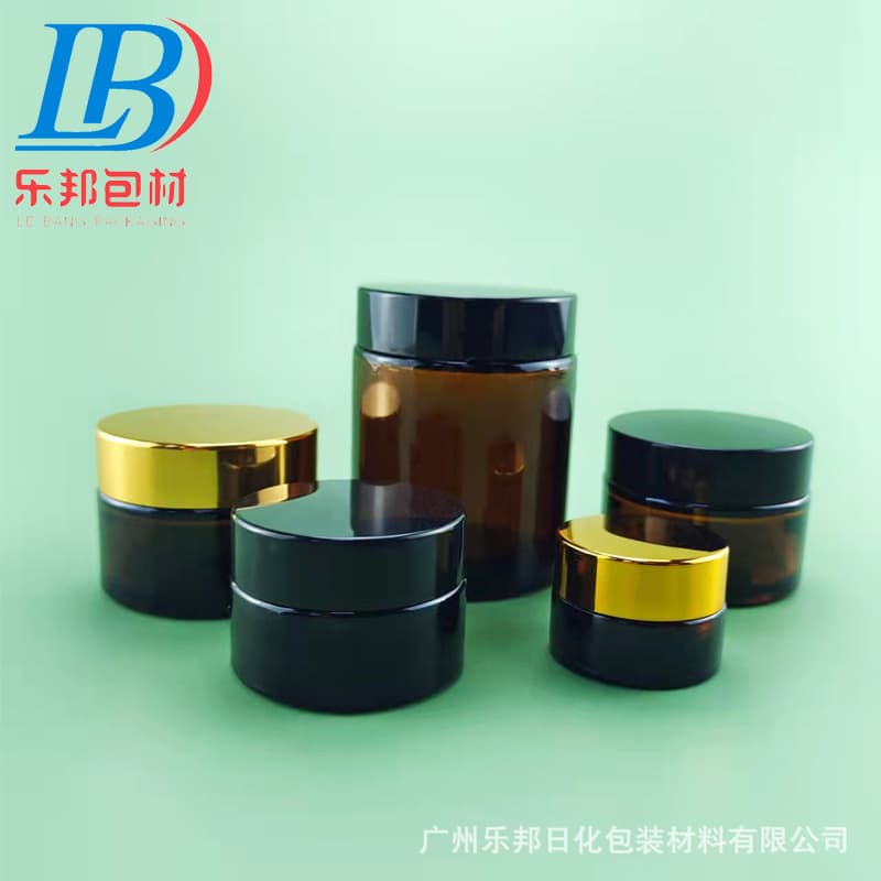 In Stock 5-50g Glass Cream Jar Glass Paste Jar Face Cream Refill Container Cosmetic Pot Eye Cream Refill Sample Bottle
