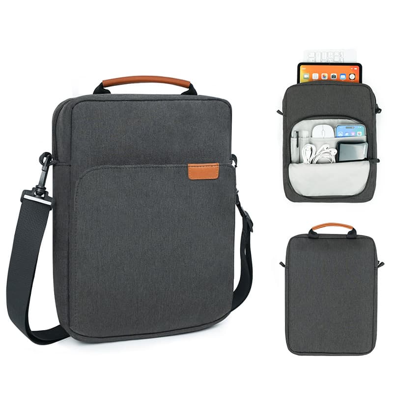 Minimalist iPad Tablet Bag for 9.7/11-inch Tablets, Hand Carry and Shoulder Crossbody Bag