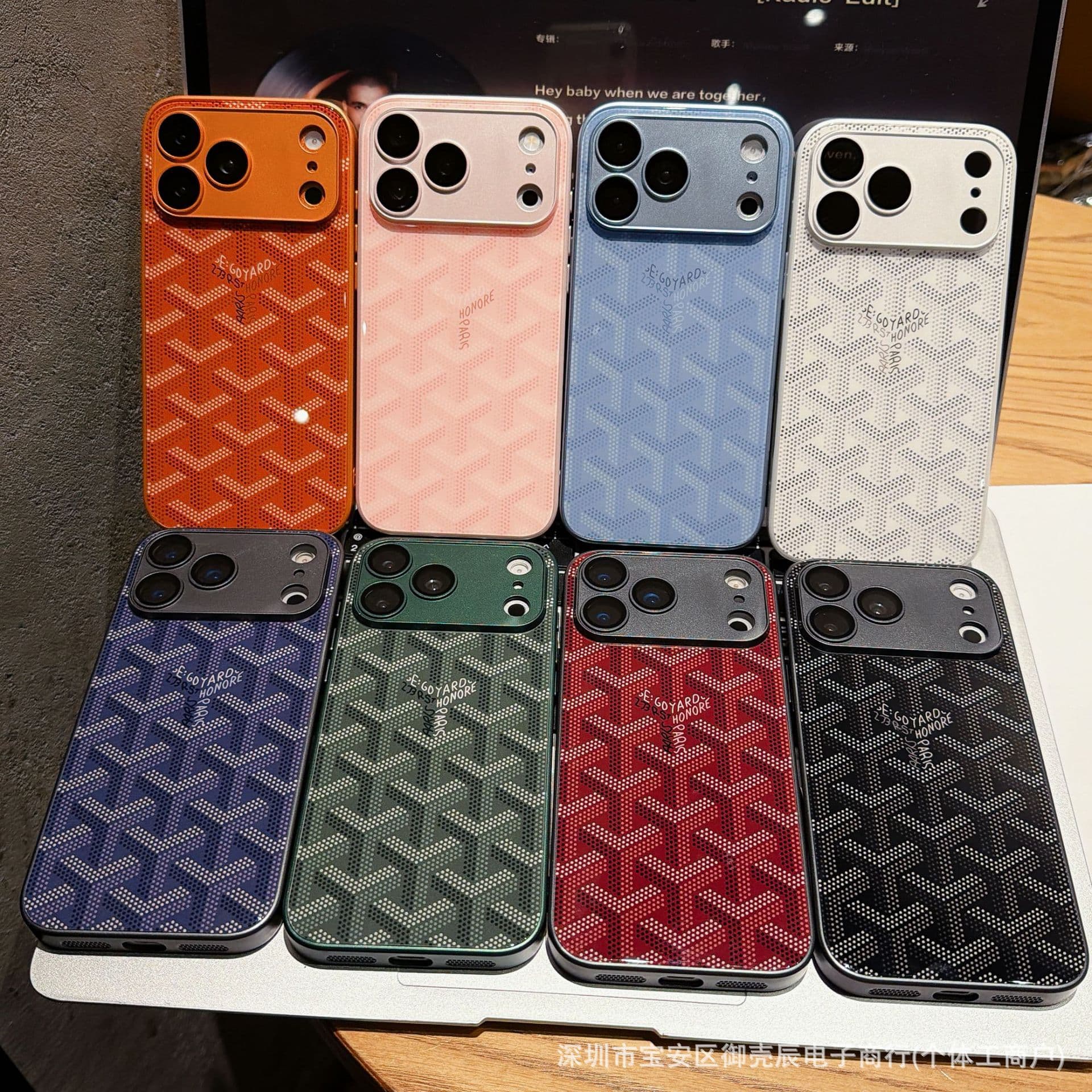 Compatible with Apple iPhone 18 Pro Max Case, 17 Pro Max Full Coverage 18 Pro Shockproof 16 Pro Max Trendy Brand 15 Pro