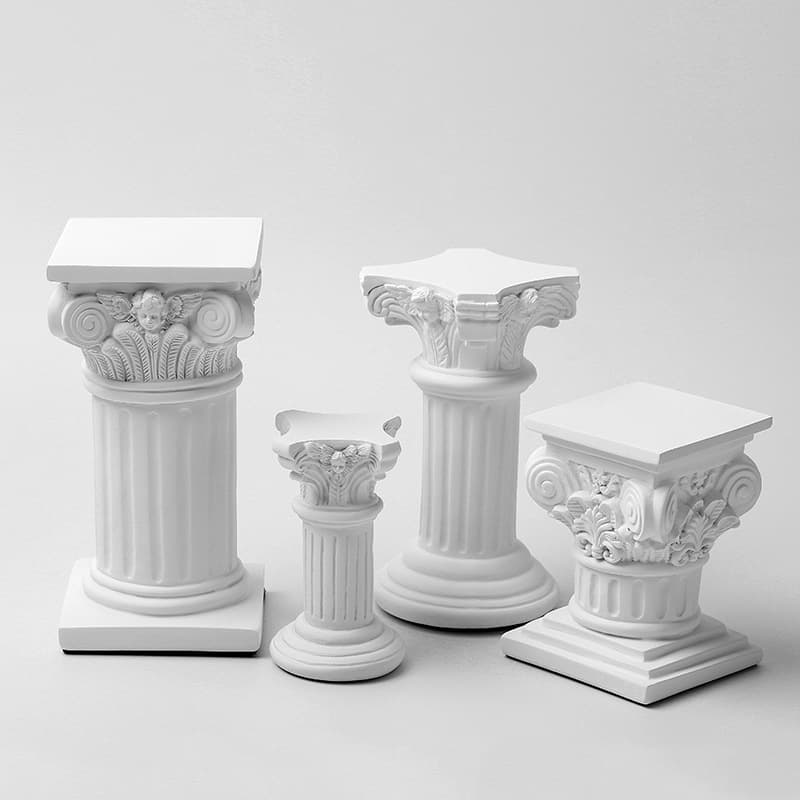 Resin Roman Column Resin Statue Ornaments European-style Resin Angel Resin TV Cabinet Ornaments Home Soft Decoration Table